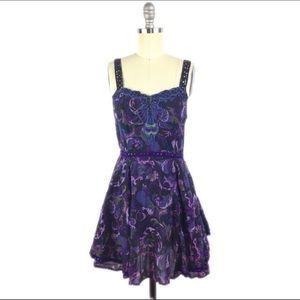 FREE PEOPLE Dreamy Bead & Sequin Dress 💜💙